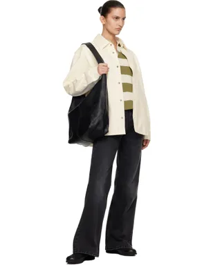 AMI Paris Cotton Knitted 'Ami De Coeur' オーバーシャツ - サムネイル4