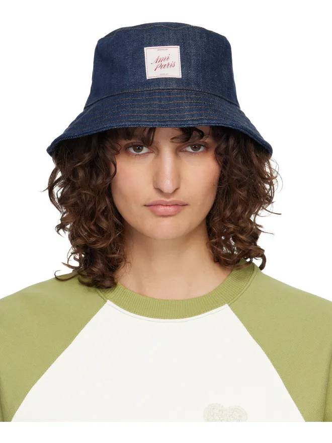 AMI Paris AMI Paris Topstitchings デニム バケットハットの商品画像