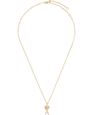 AMI Paris Ami de Coeur Thin Hammered ネックレス - サムネイル1