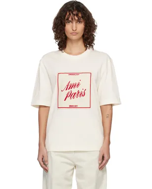 AMI Paris 'Ami Paris Heritage' コットン プリントTシャツ - サムネイル1