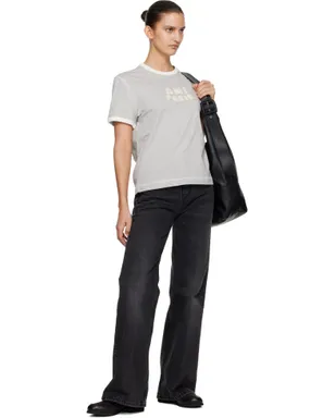 AMI Paris Cotton 'Ami Paris' ニット パッチ Tシャツ - サムネイル4