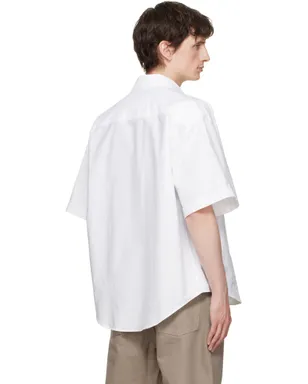 AMI Paris Cotton Boxy Embroidered 'Ami de Coeur' シャツ - サムネイル3