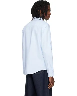 AMI Paris Classic Embroidered ADC ボタンダウンカラー 長袖シャツ - サムネイル3