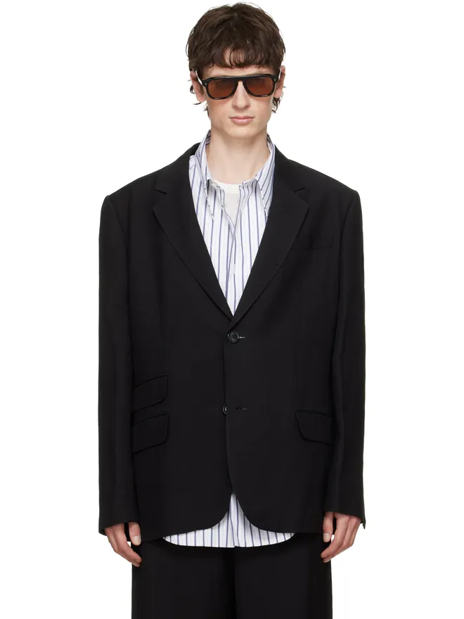 AMI Paris AMI Paris Linen Blend Straight シングルジャケットの商品画像