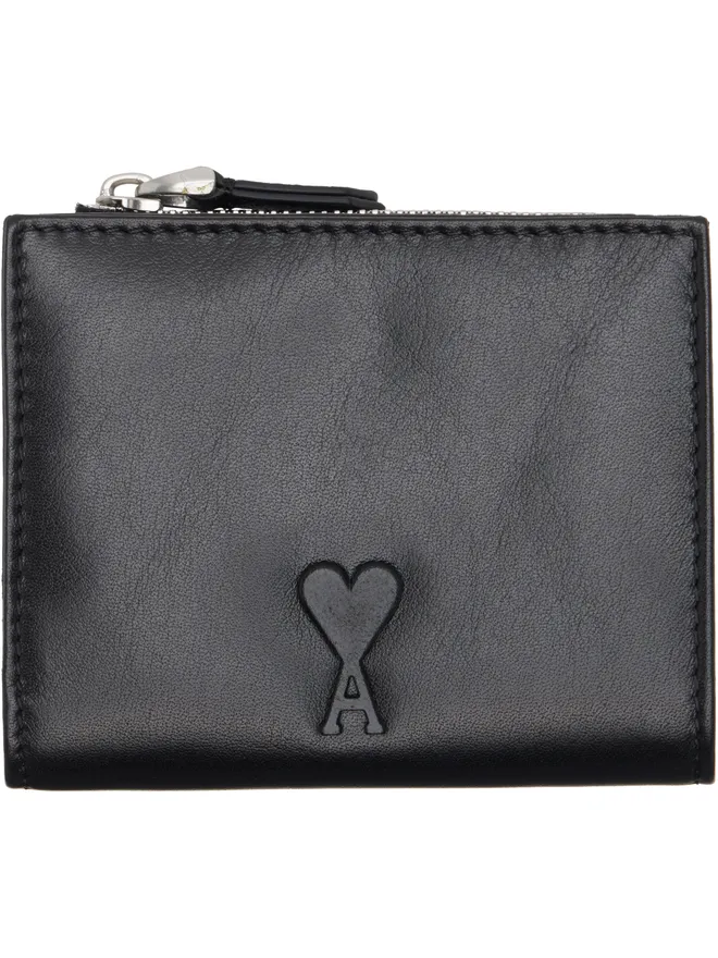 AMI Paris AMI Paris Cowhide Leather 'Voulez-Vous' Folded 財布の商品画像