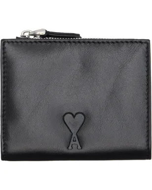 AMI Paris Cowhide Leather 'Voulez-Vous' Folded 財布 - サムネイル1
