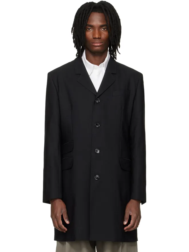 AMI Paris AMI Paris New Wool Straight Simple Breasted コートの商品画像