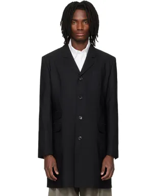 AMI Paris New Wool Straight Simple Breasted コート - サムネイル1