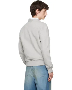 AMI Paris Cotton Crochet 'Ami de Coeur' スウェットシャツ - サムネイル3