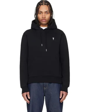 AMI Paris Contrasted Ami de Coeur コットン フーディ - サムネイル1