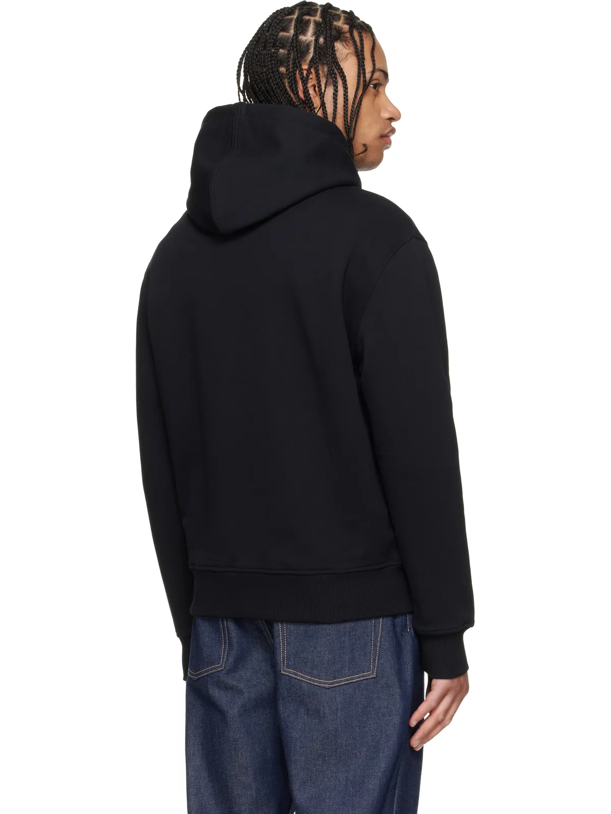 AMI Paris Contrasted Ami de Coeur コットン フーディ - 画像3