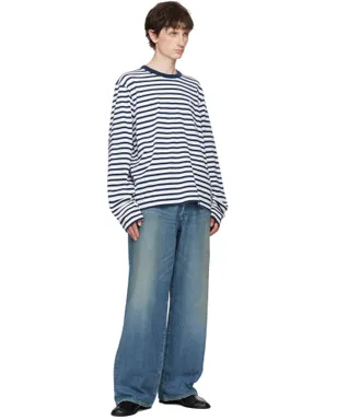 AMI Paris Mariniere 'Ami de Coeur' Tシャツ - サムネイル4