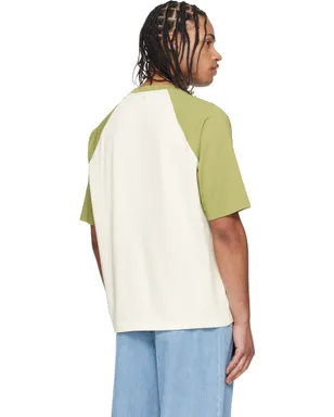 AMI Paris Cotton Ami de Coeur Knitted パッチ Tシャツ - サムネイル3