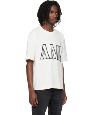 AMI Paris Ami Paris プリント コットン Tシャツ - サムネイル2
