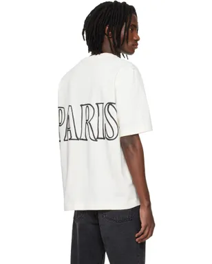 AMI Paris Ami Paris プリント コットン Tシャツ - サムネイル3