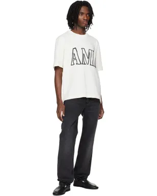 AMI Paris Ami Paris プリント コットン Tシャツ - サムネイル4
