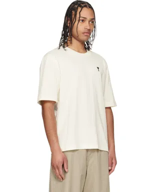AMI Paris Place des Victoires コットン プリントTシャツ - サムネイル2
