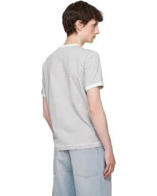 AMI Paris Cotton 'Ami Paris' ニット パッチ Tシャツ - サムネイル3