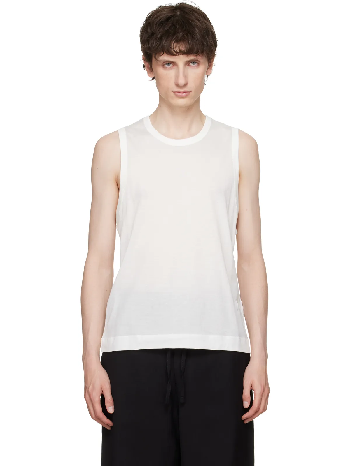 AMI Paris 'Ami de Coeur' Classic Fit タンクトップ - 画像1