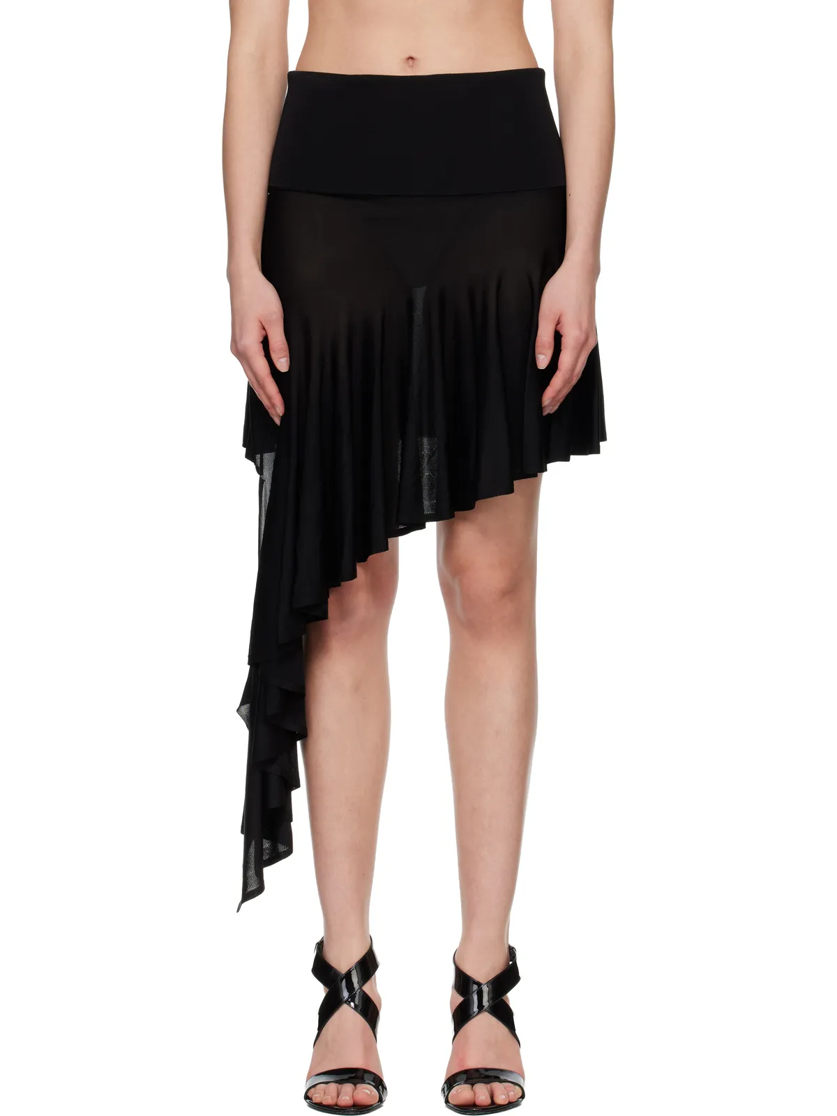 ALAÏA Pointed Knit ミディアムスカート - 画像1