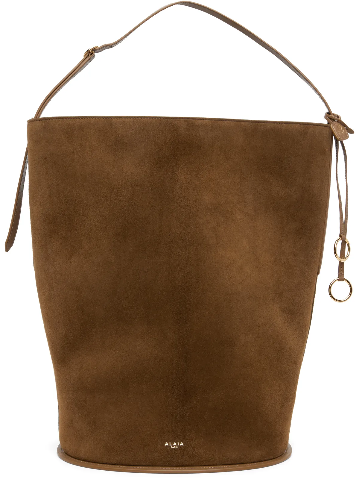 ALAÏA ラージ Hip Bucket Bi-Material バッグ - 画像1