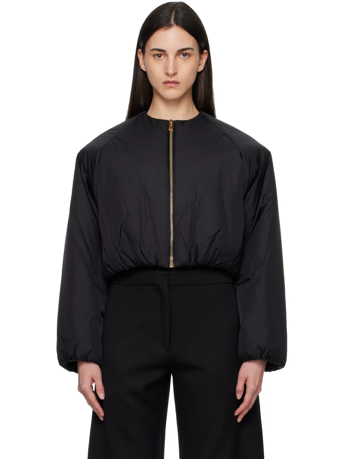ALAÏA ナイロン タック ボンバージャケット - 画像1