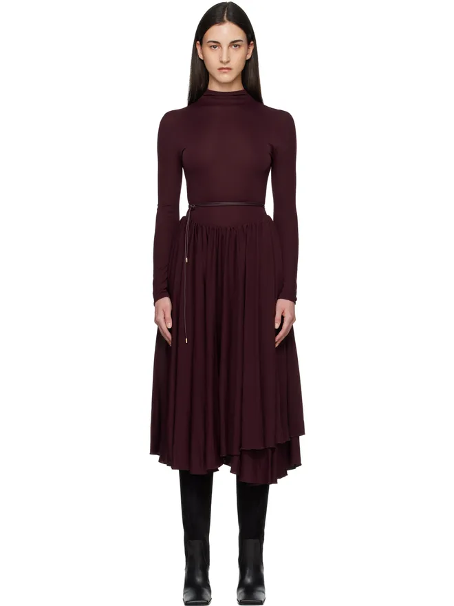 ALAÏA ALAÏA Fit & Flare マキシワンピースの商品画像