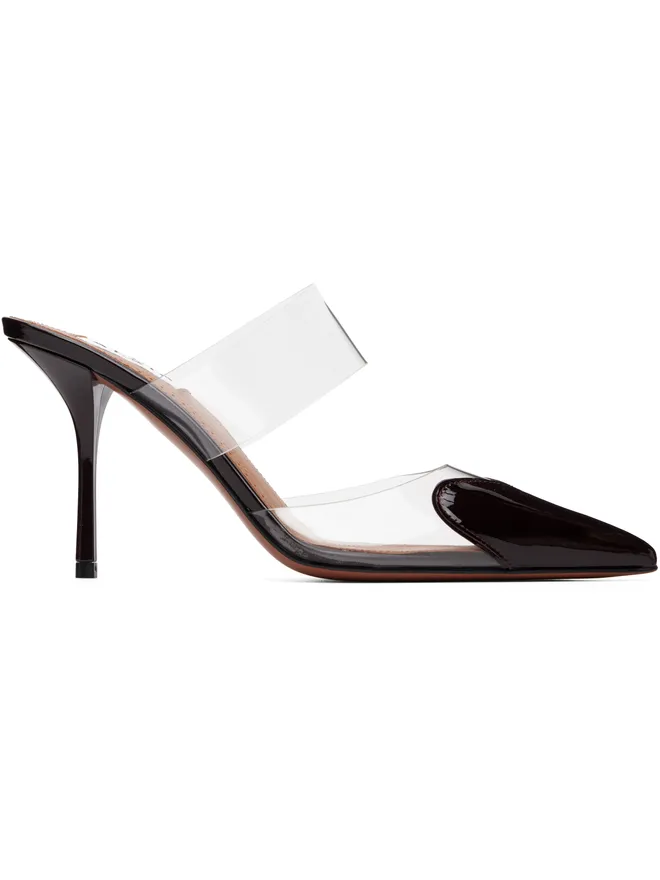 ALAÏA ALAÏA バーガンディ 'Le Cœur' Mule ヒールの商品画像