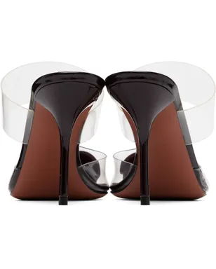 ALAÏA バーガンディ 'Le Cœur' Mule ヒール - サムネイル2