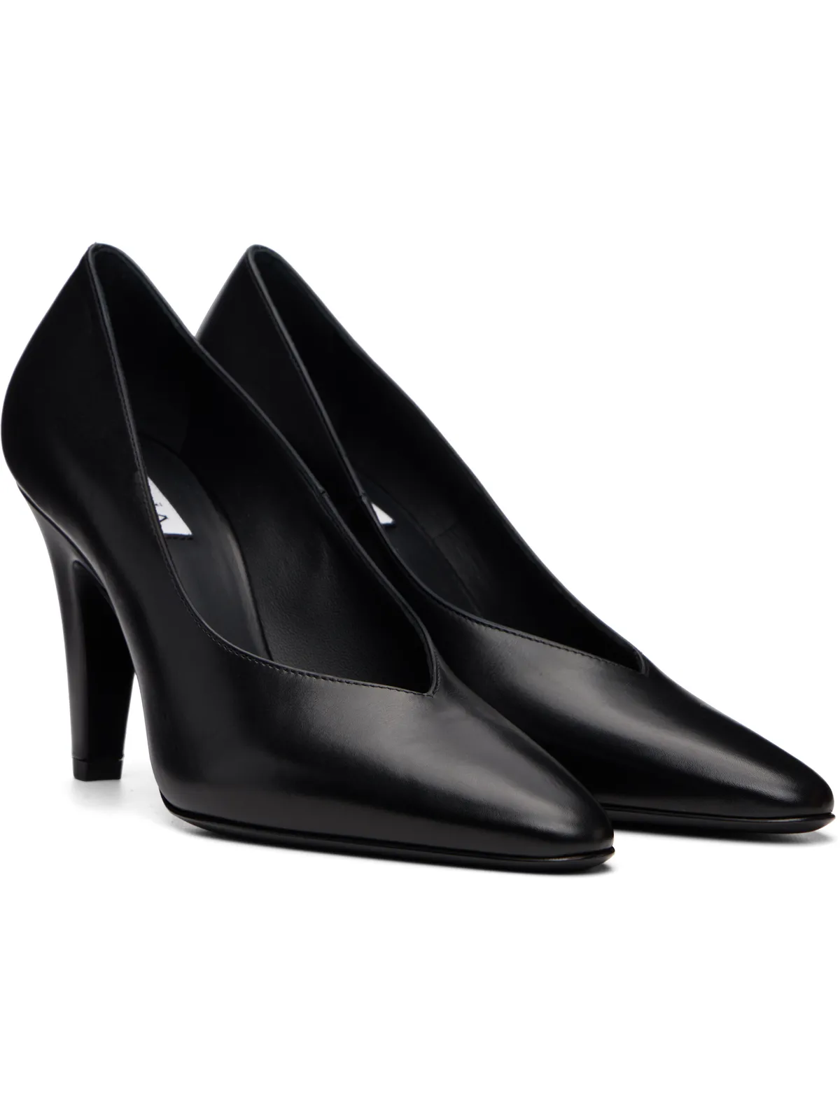 ALAÏA ブラック Cone ヒール - 画像4