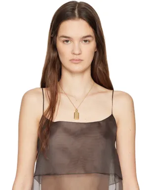 Calvin Klein Collection Short CK One チャームネックレス - サムネイル2