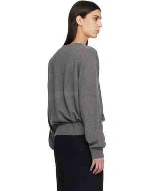 Le17Septembre カシミヤブレンド Wholegarment Vネックセーター - サムネイル3