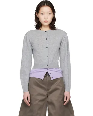 Meryll Rogge Crew Neck Double カーディガン - サムネイル1