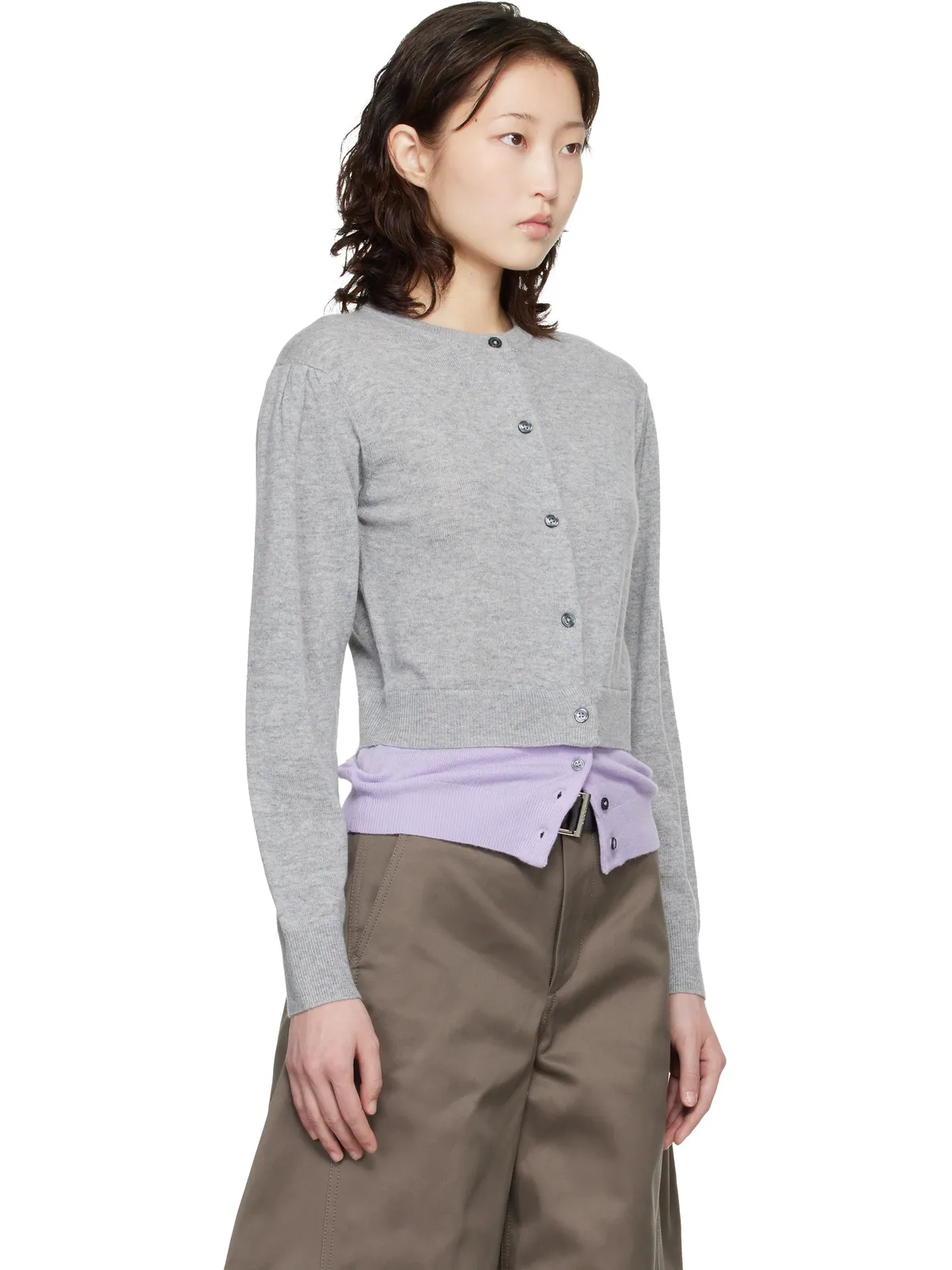 Meryll Rogge Crew Neck Double カーディガン - 画像2