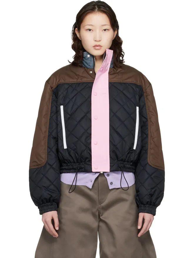 Meryll Rogge Meryll Rogge キルティング トラック ボンバージャケットの商品画像