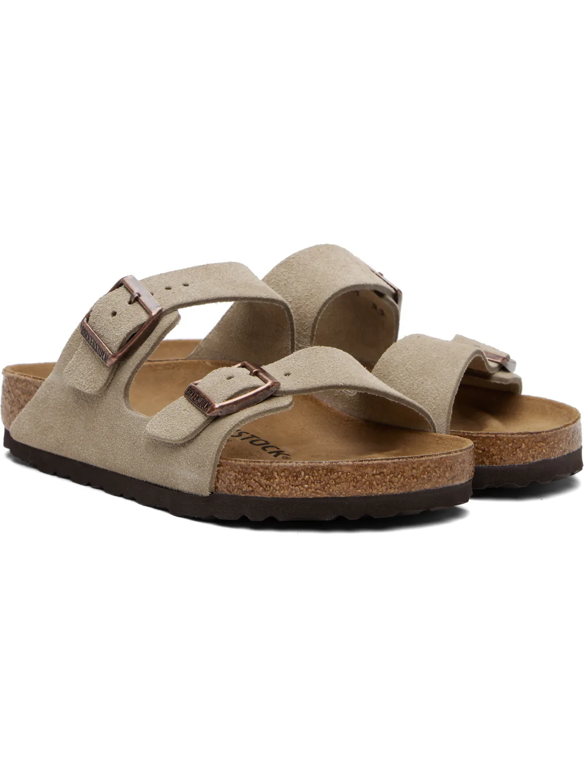 Birkenstock Arizona レギュラー スエード レザー サンダル - 画像4