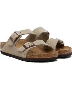 Birkenstock Arizona レギュラー スエード レザー サンダル - サムネイル4