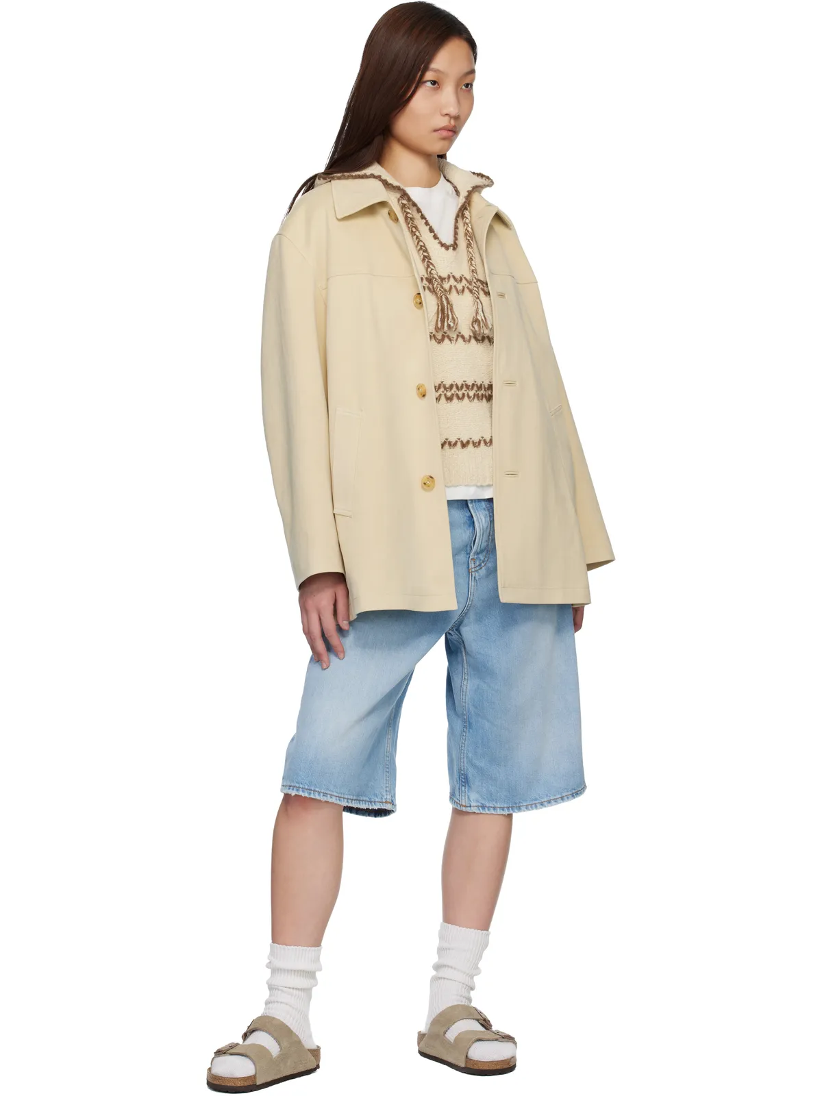 Birkenstock Arizona レギュラー スエード レザー サンダル - 画像5