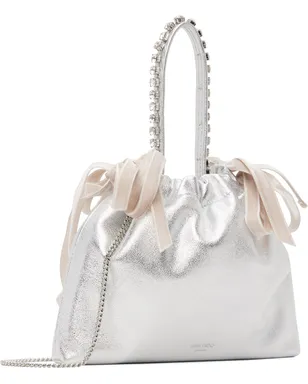 Jimmy Choo ミニ ドローストリング トップハンドル バッグ - サムネイル2