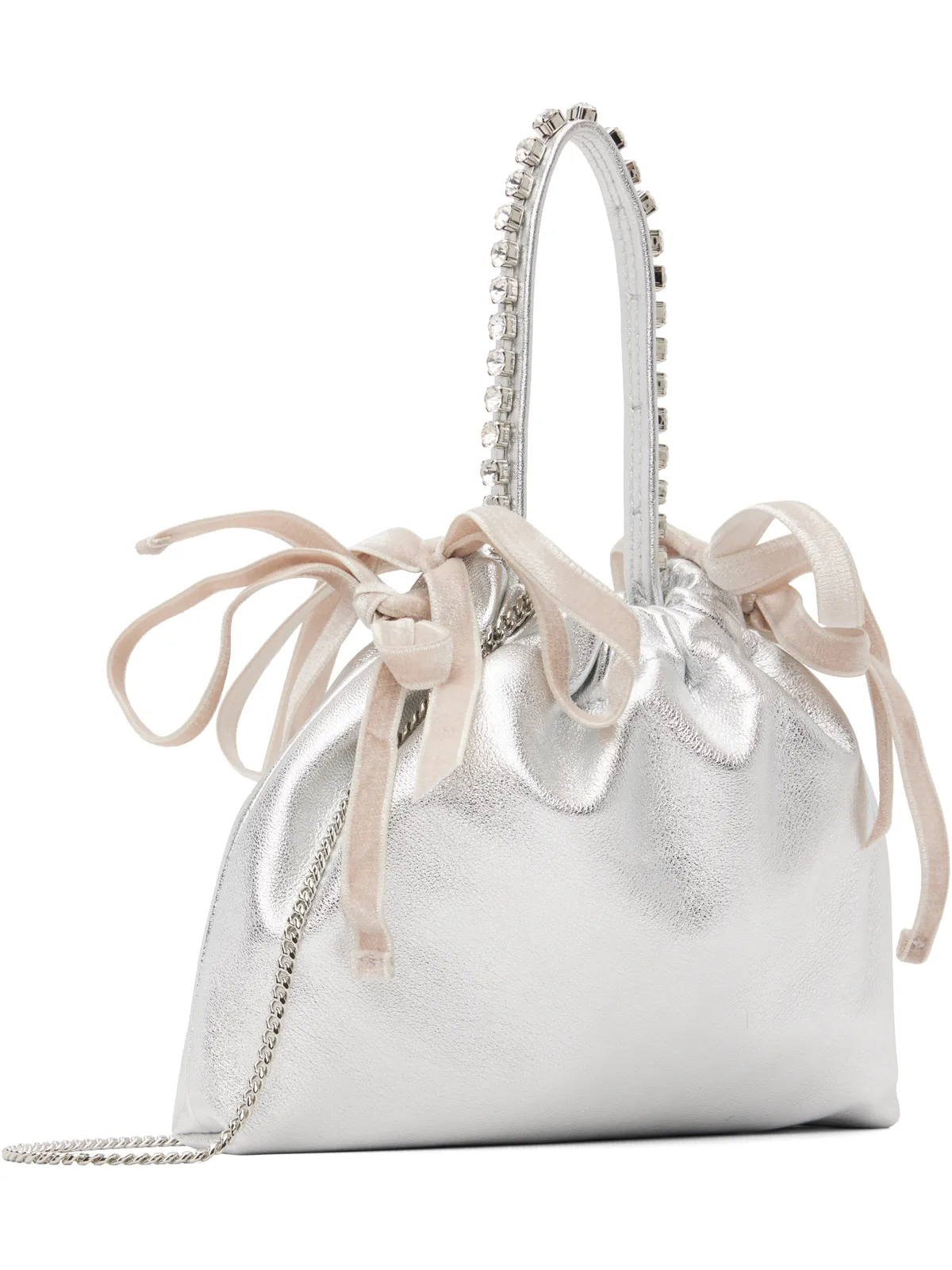 Jimmy Choo ミニ ドローストリング トップハンドル バッグ - 画像3