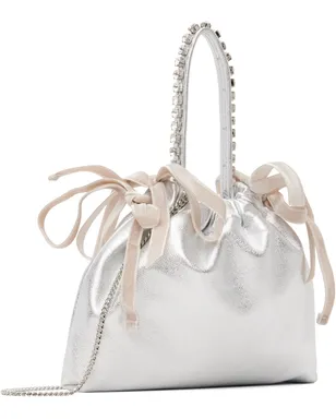 Jimmy Choo ミニ ドローストリング トップハンドル バッグ - サムネイル3
