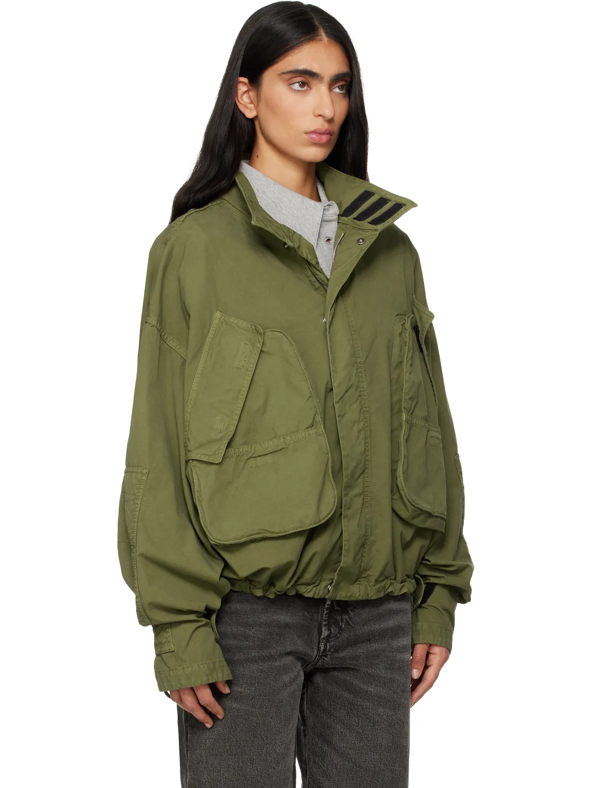 THE ATTICO Overdyed Bomber ジャケット - 画像2