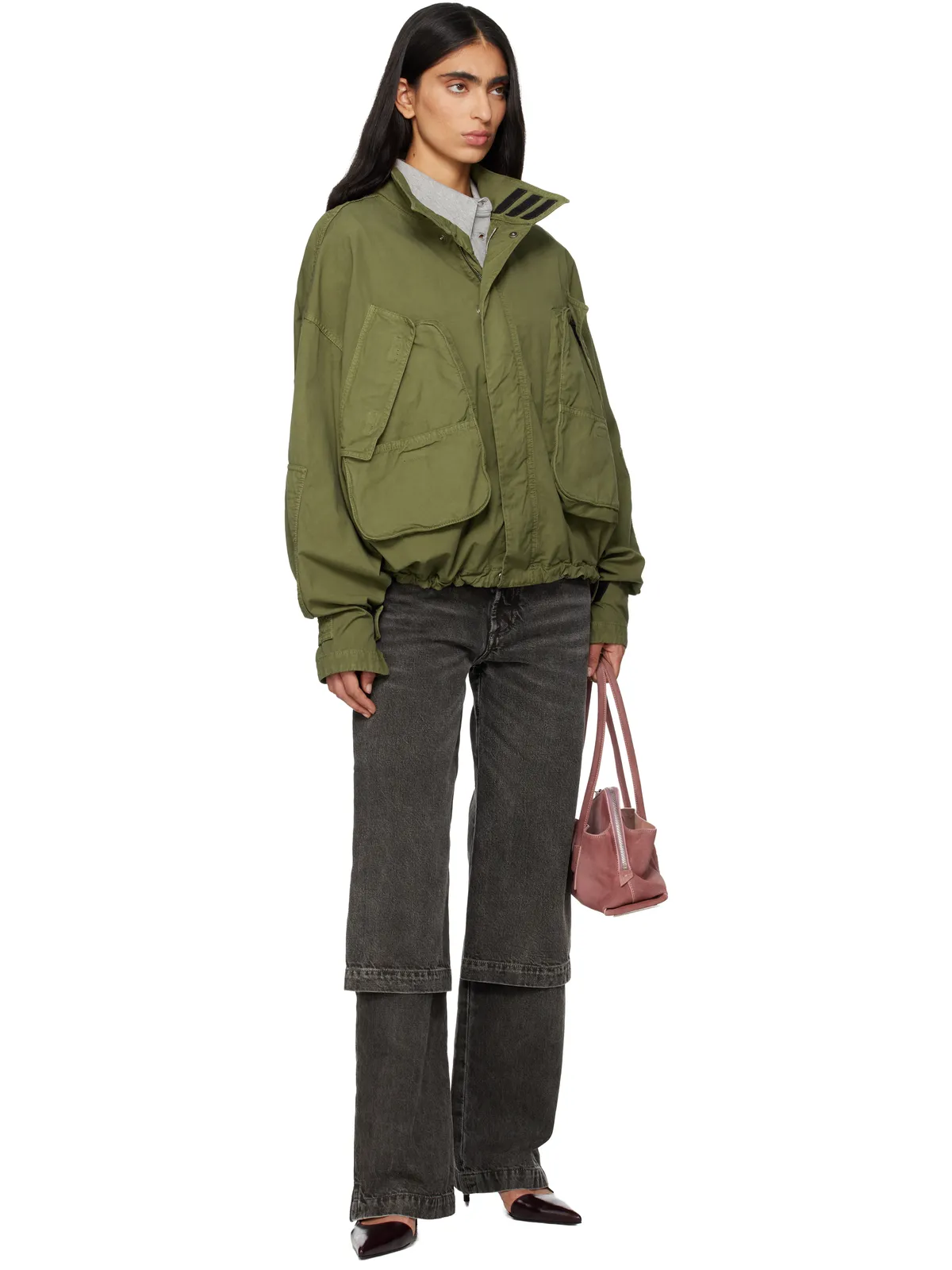 THE ATTICO Overdyed Bomber ジャケット - 画像4
