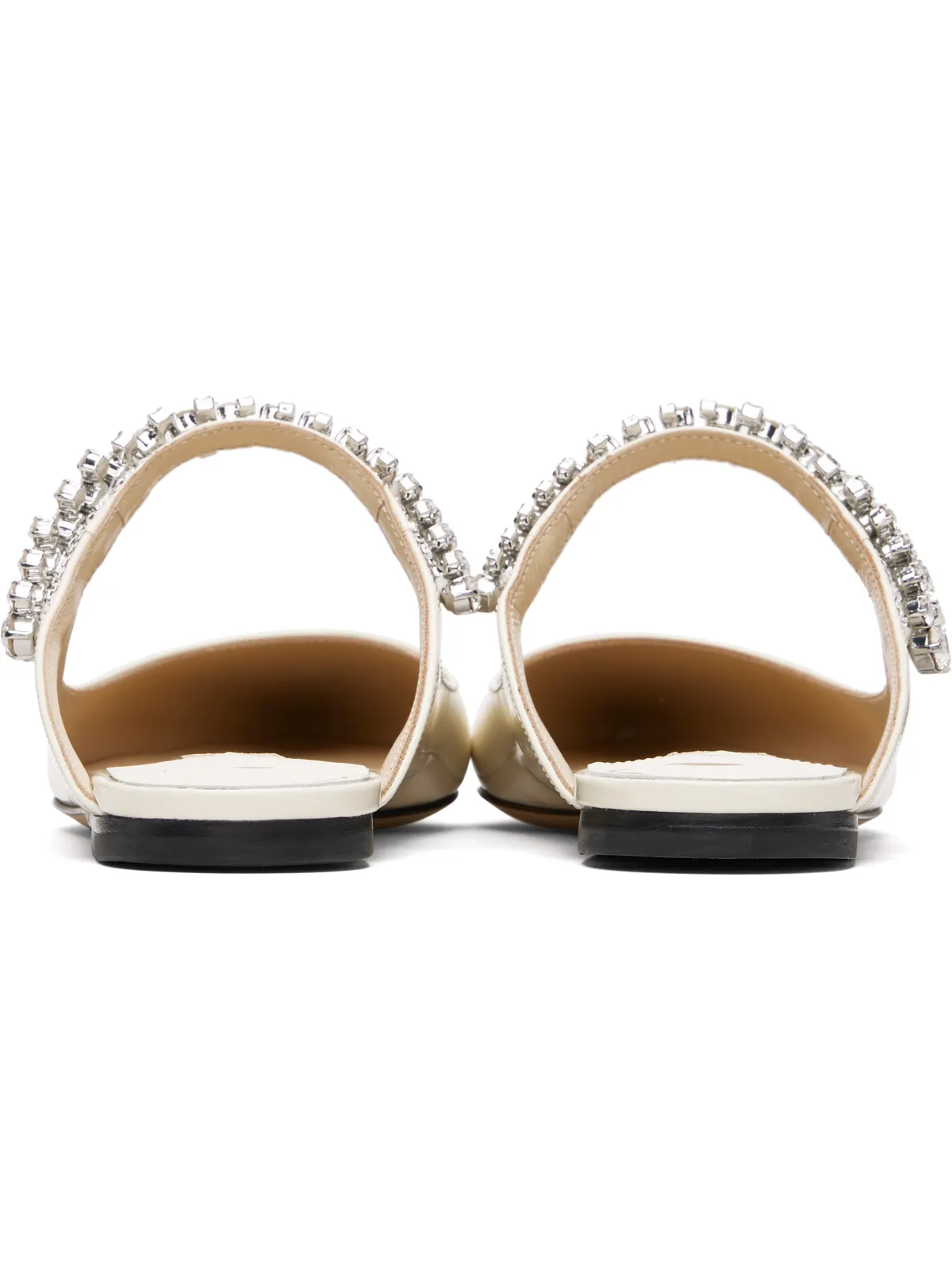 Jimmy Choo SSENSE限定 Bing スリッポン フラットシューズ - 画像2