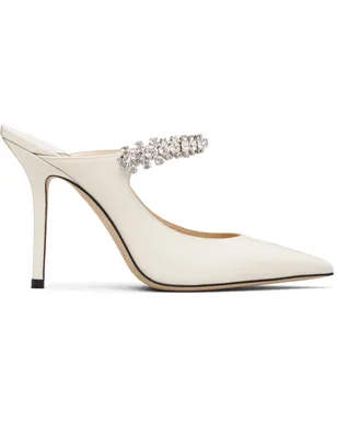 Jimmy Choo SSENSE限定 オフホワイト Bing 100 ヒール - サムネイル1
