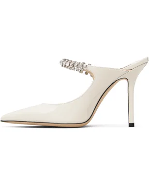Jimmy Choo SSENSE限定 オフホワイト Bing 100 ヒール - サムネイル3