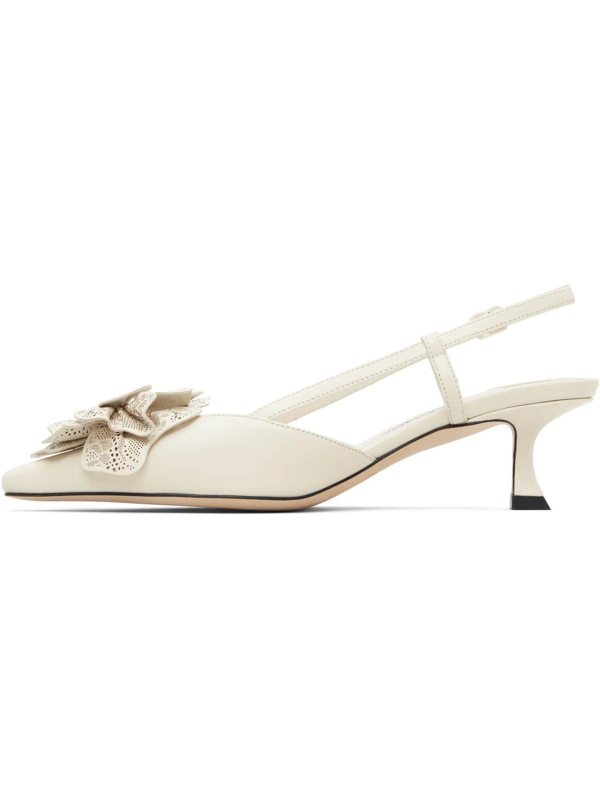 Jimmy Choo ホワイト Mimmi 50 スリングバックヒール - 画像3
