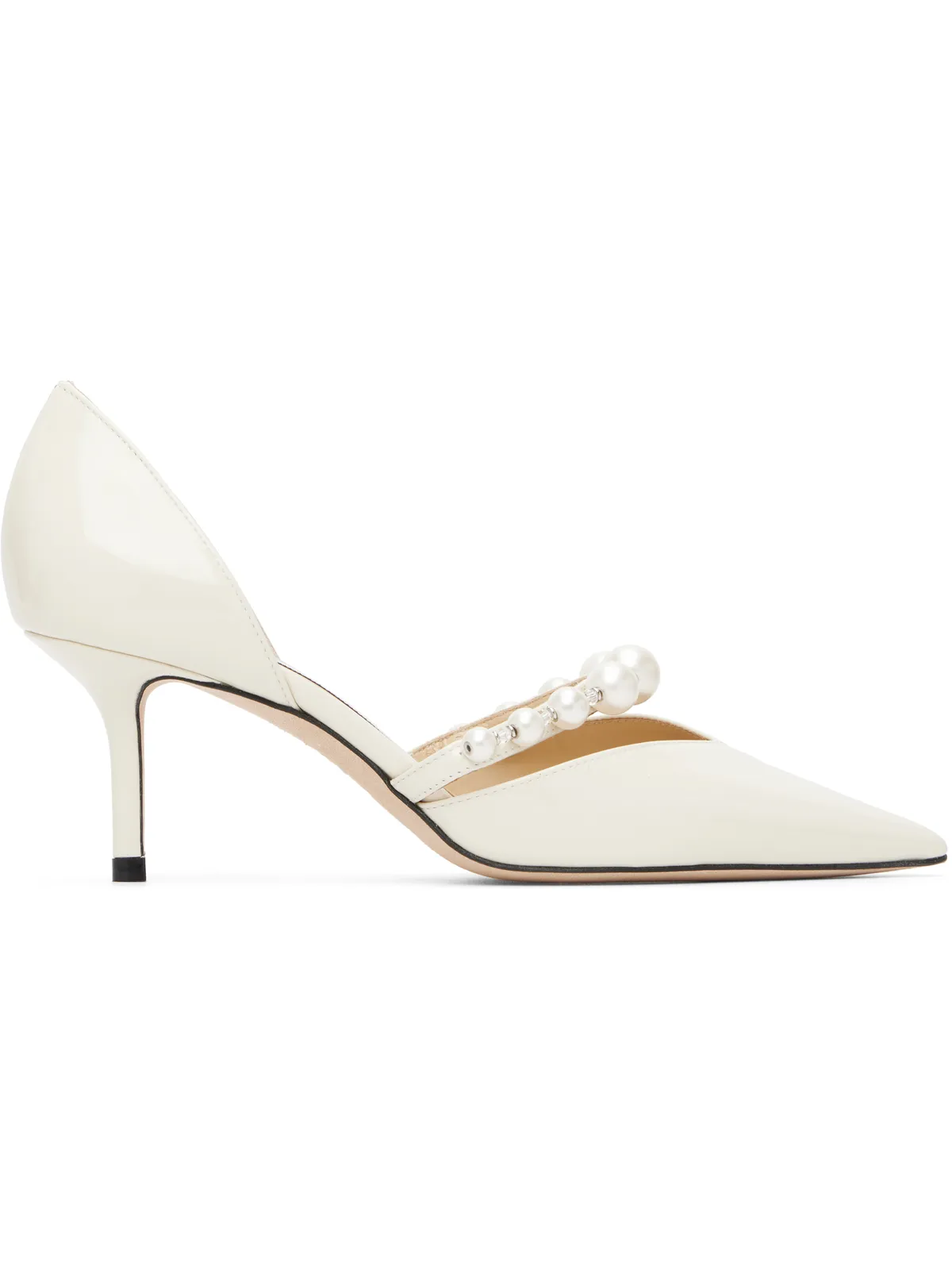 Jimmy Choo オフホワイト Aurelie 65 ヒール - 画像1