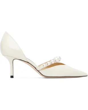 Jimmy Choo オフホワイト Aurelie 65 ヒール - サムネイル1