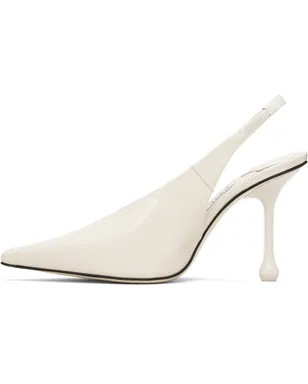 Jimmy Choo オフホワイト Isa 95 ヒール - サムネイル3
